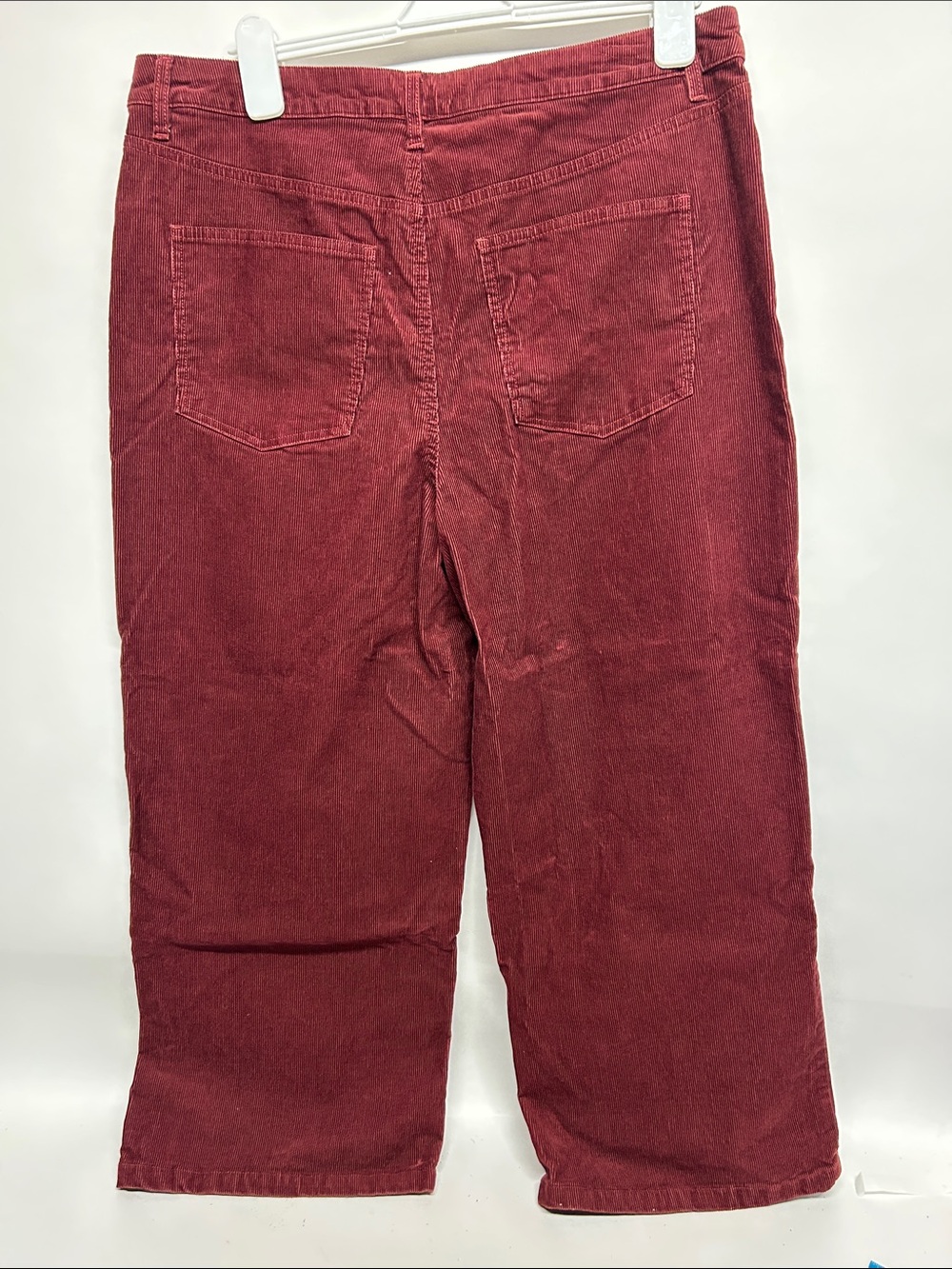 Boden Burgundy Corduroy Pants size 14 wide leg NWT - Picture 5 of 5